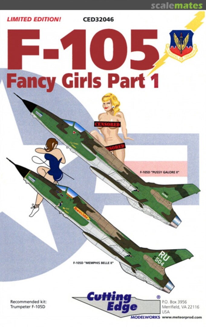 Boxart F-105 CED32046 Cutting Edge Modelworks