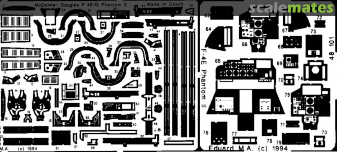 Boxart F-4E Phantom II 48101 Eduard
