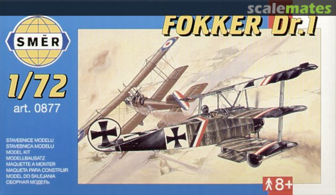 Boxart Fokker Dr.1 0877 Směr