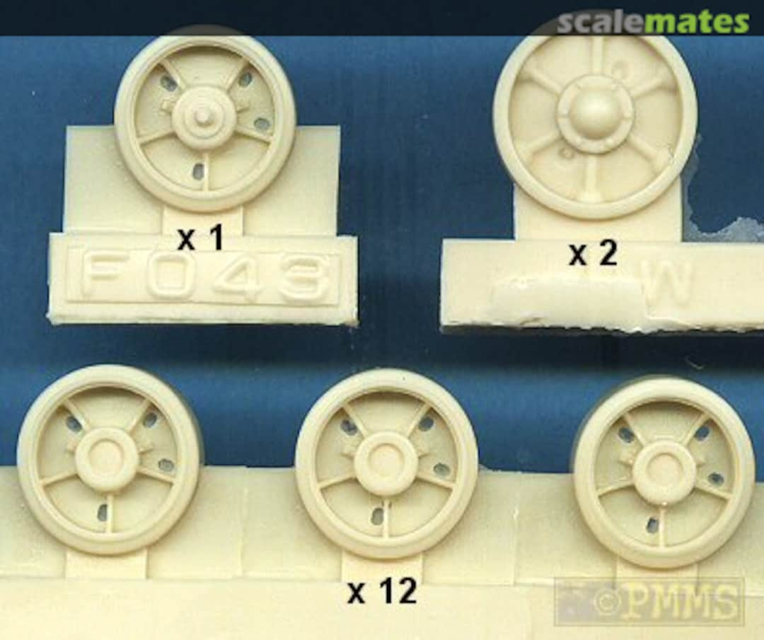 Boxart Late Welded Wheels for M4A3E2 Sherman 'Jumbo' F043 Formations