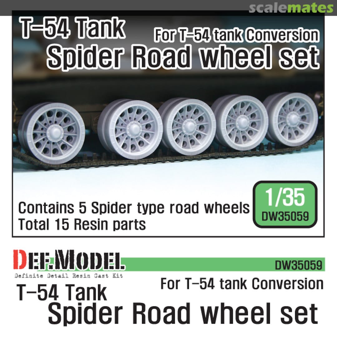 Boxart T-54 Tank Spider Road Wheels Set DW35059 Def.Model