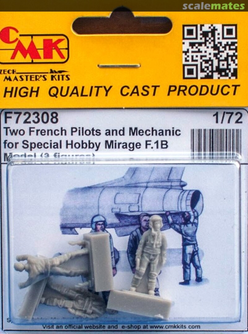 Boxart French Pilots and Mechanic F72308 CMK