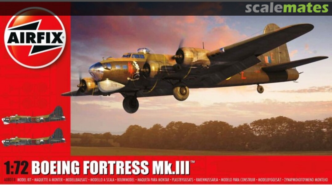 Boxart Boeing Fortress Mk.III A08018 Airfix