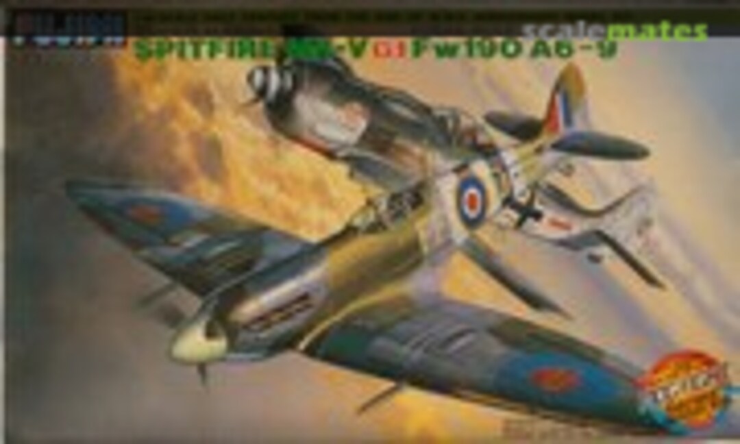 1:48 Supermarine Spitfire Mk-V vs Focke-Wulf Fw190A6-9 (Fujimi 35510)