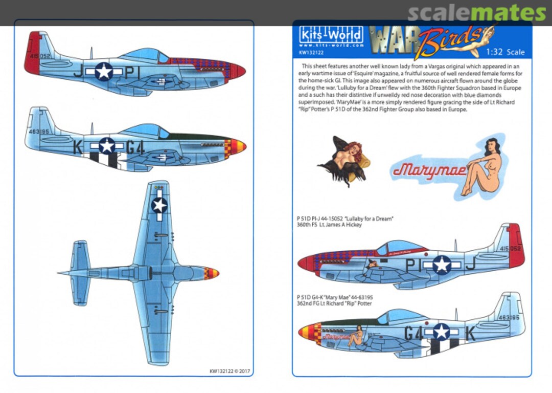 Boxart P-51D Mustang KW132122 Kits-World