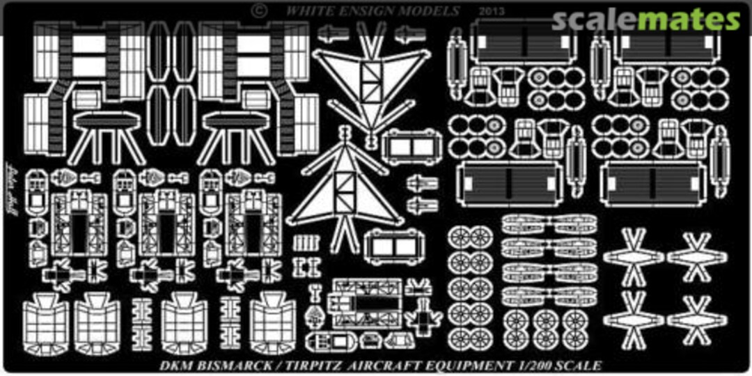 Boxart Bismarck/Tirpitz Aircraft Equipment PE 2013 White Ensign Models