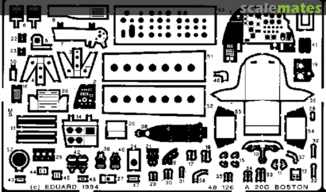 Boxart A-20G Boston 48126 Eduard