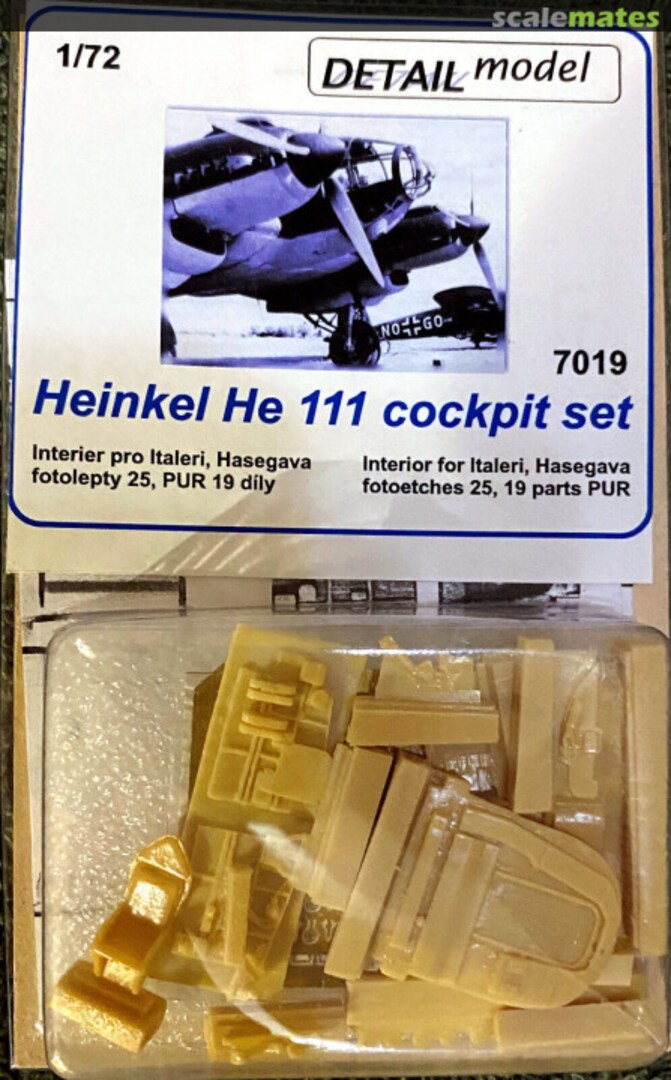 Boxart Heinkel He-111 COCKPIT-SET 7019 DETAIL model