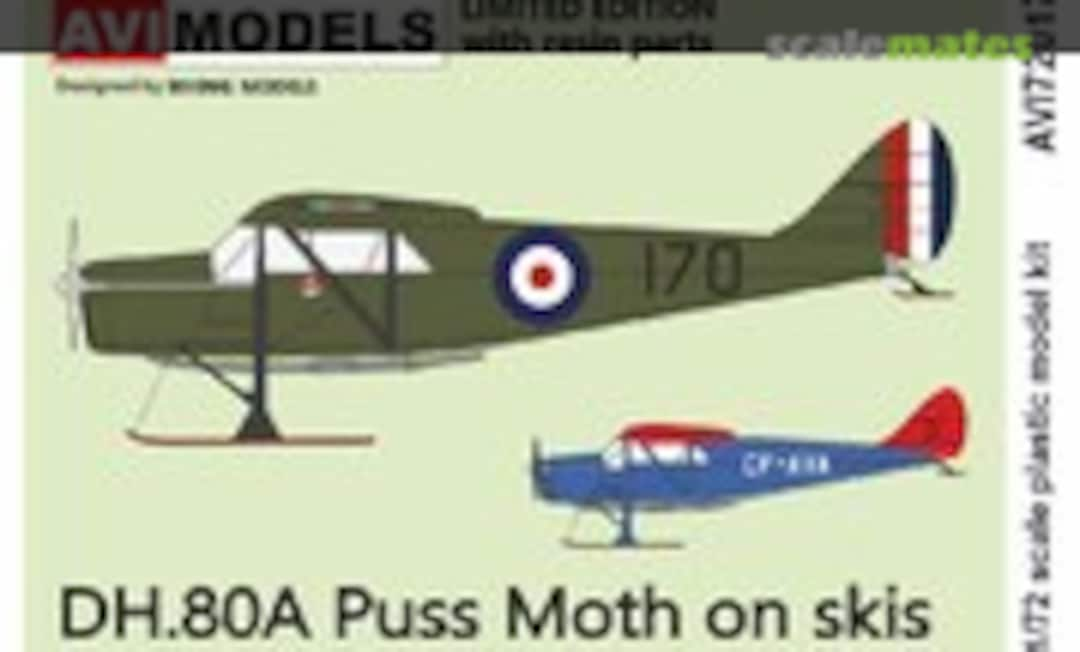 1:72 Puss Moth on the Skis (AVI Models AVI72017)