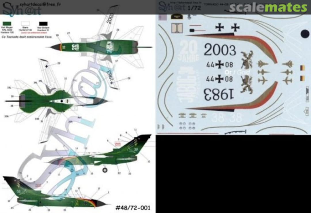 Boxart Panavia Tornado IDS 72-001 Syhart