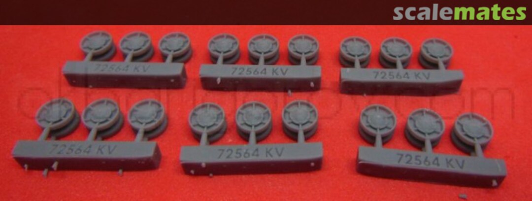 Boxart Return Rollers for KV, Type D 72564 OKB Grigorov