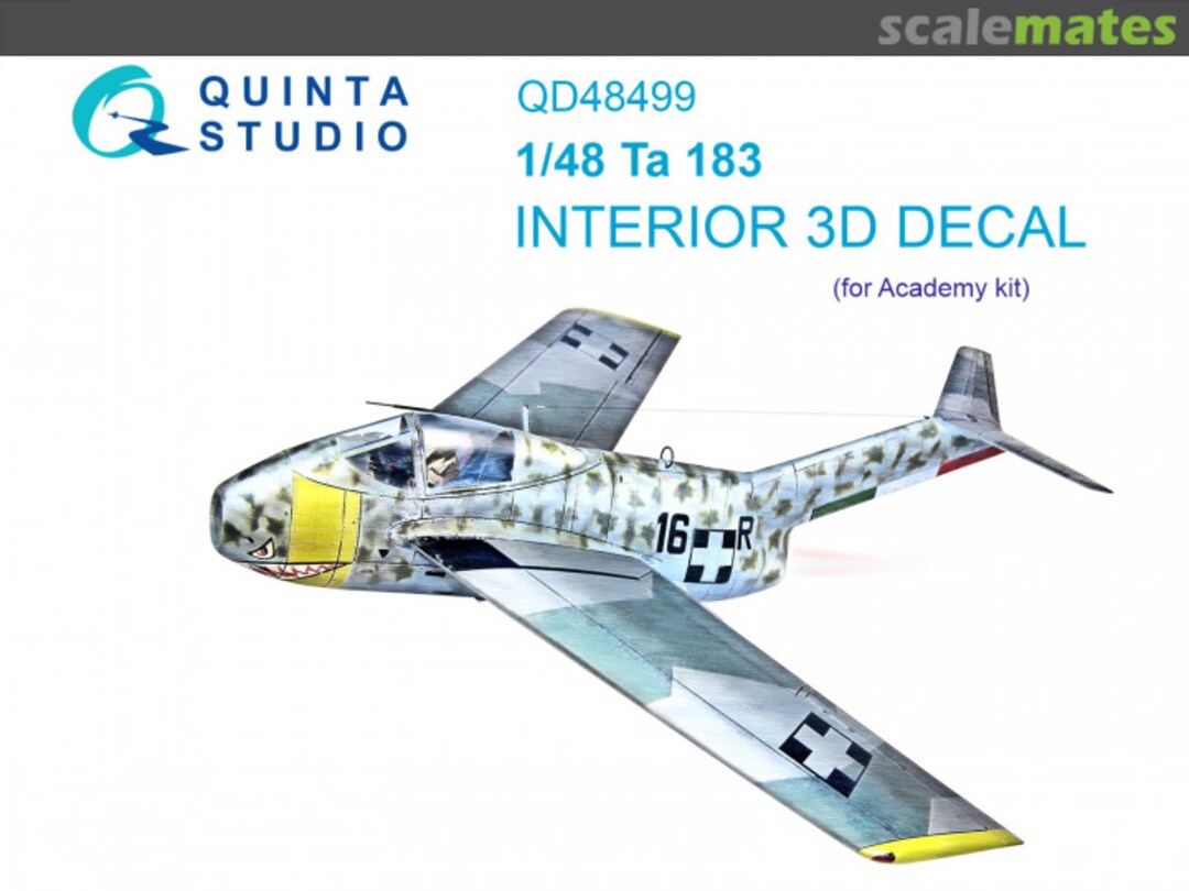 Boxart Ta 183 interior 3D decals QD48499 Quinta Studio