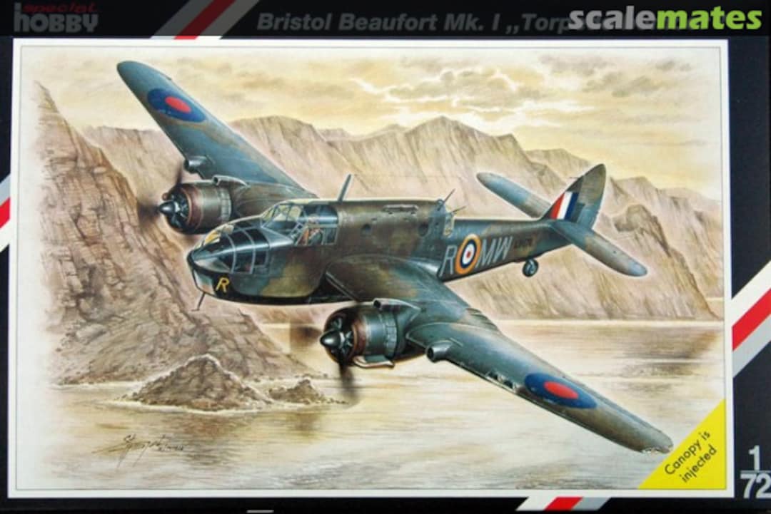 Boxart Bristol Beaufort Mk.I "Torpedo Bomber" SH72026 Special Hobby