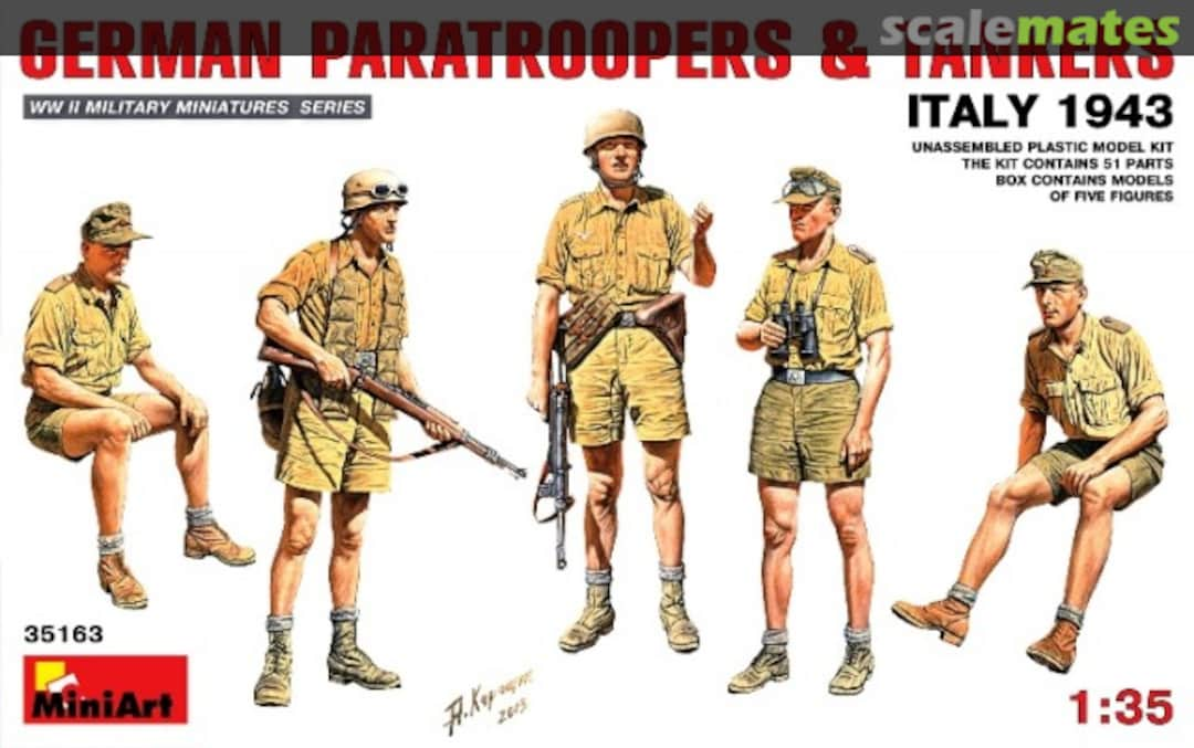 Boxart Paratroopers & Tankers 35163 MiniArt