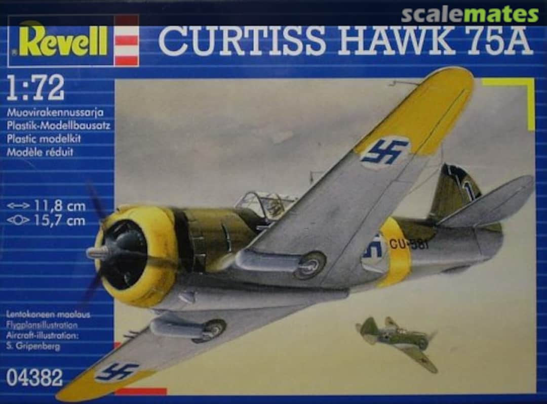 Boxart Curtiss Hawk 75A 04382 Revell