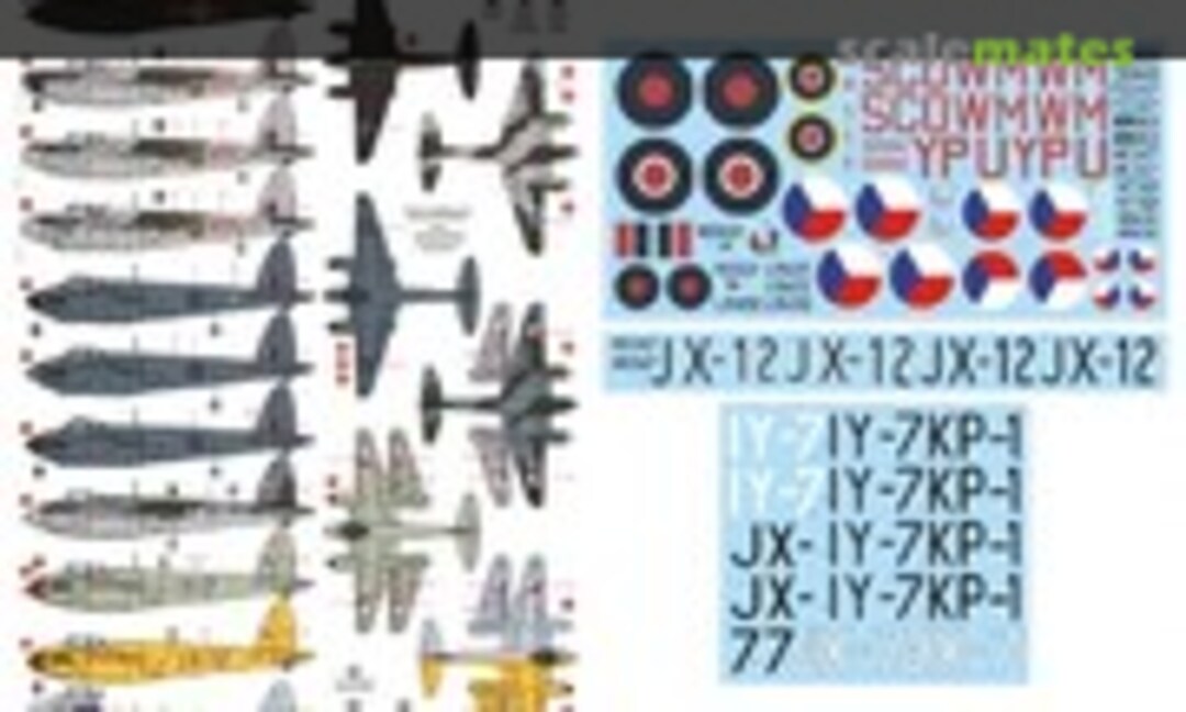 1:48 DH.98/B-36 Mosquito (DK Decals 48007)