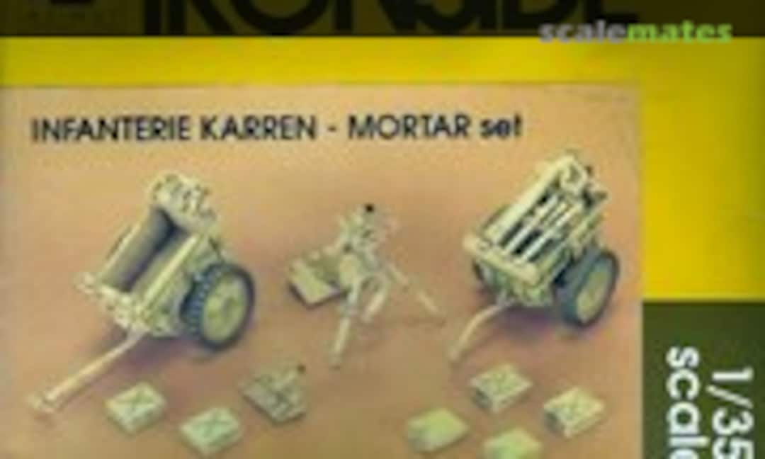 1:35 Infanterie Karren - Mortar Set (Azimut-Ironside IR 019)