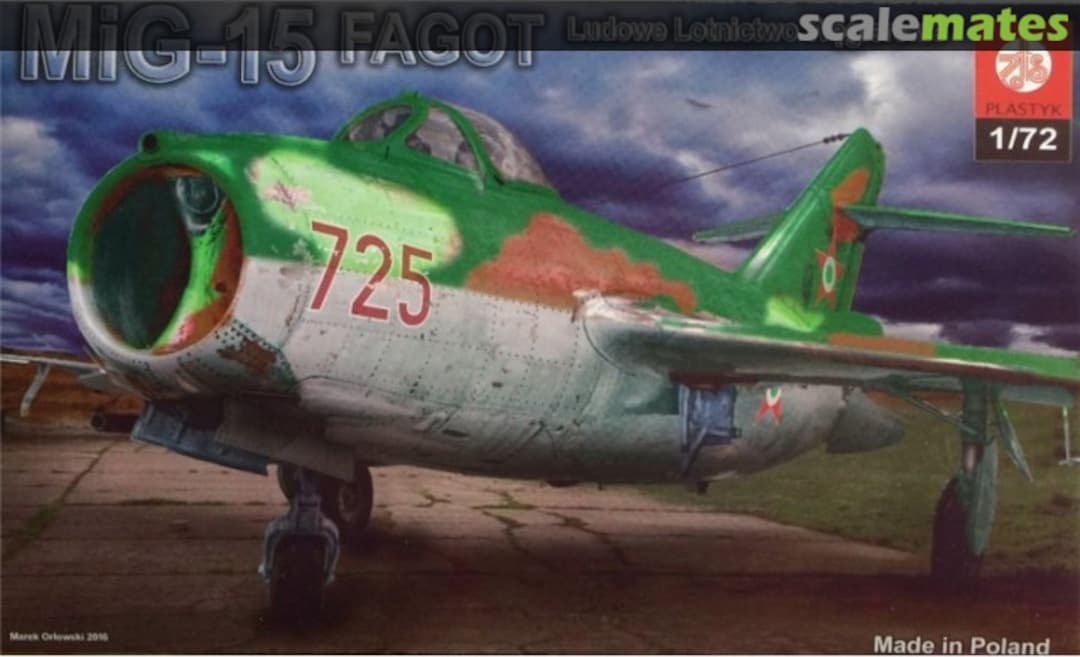 Boxart MiG-15 Fagot S068 ZTS Plastyk