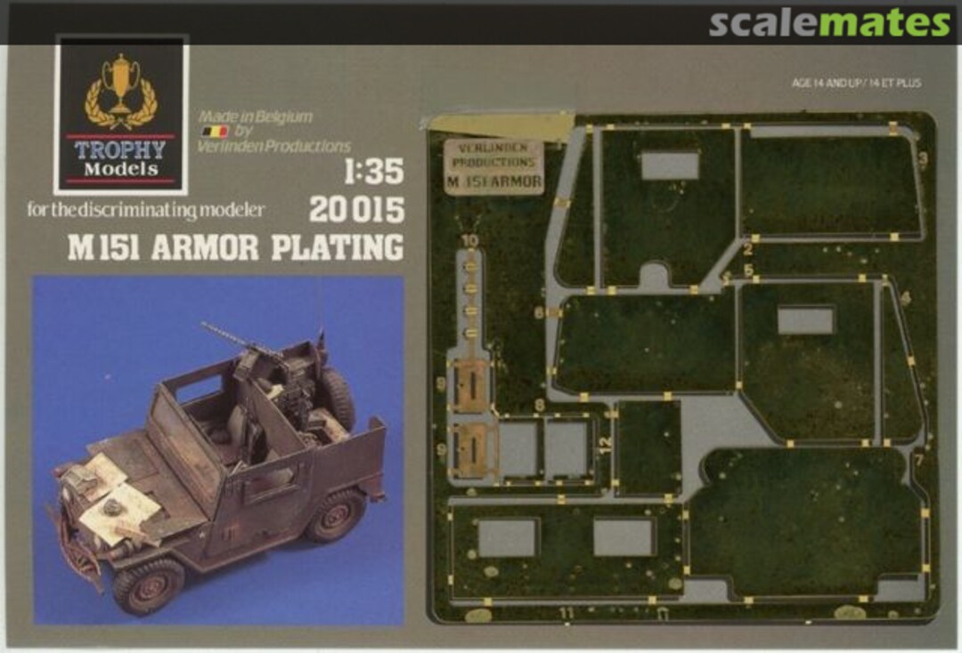 Boxart M151 Armor Plating Set 20015 Trophy Models