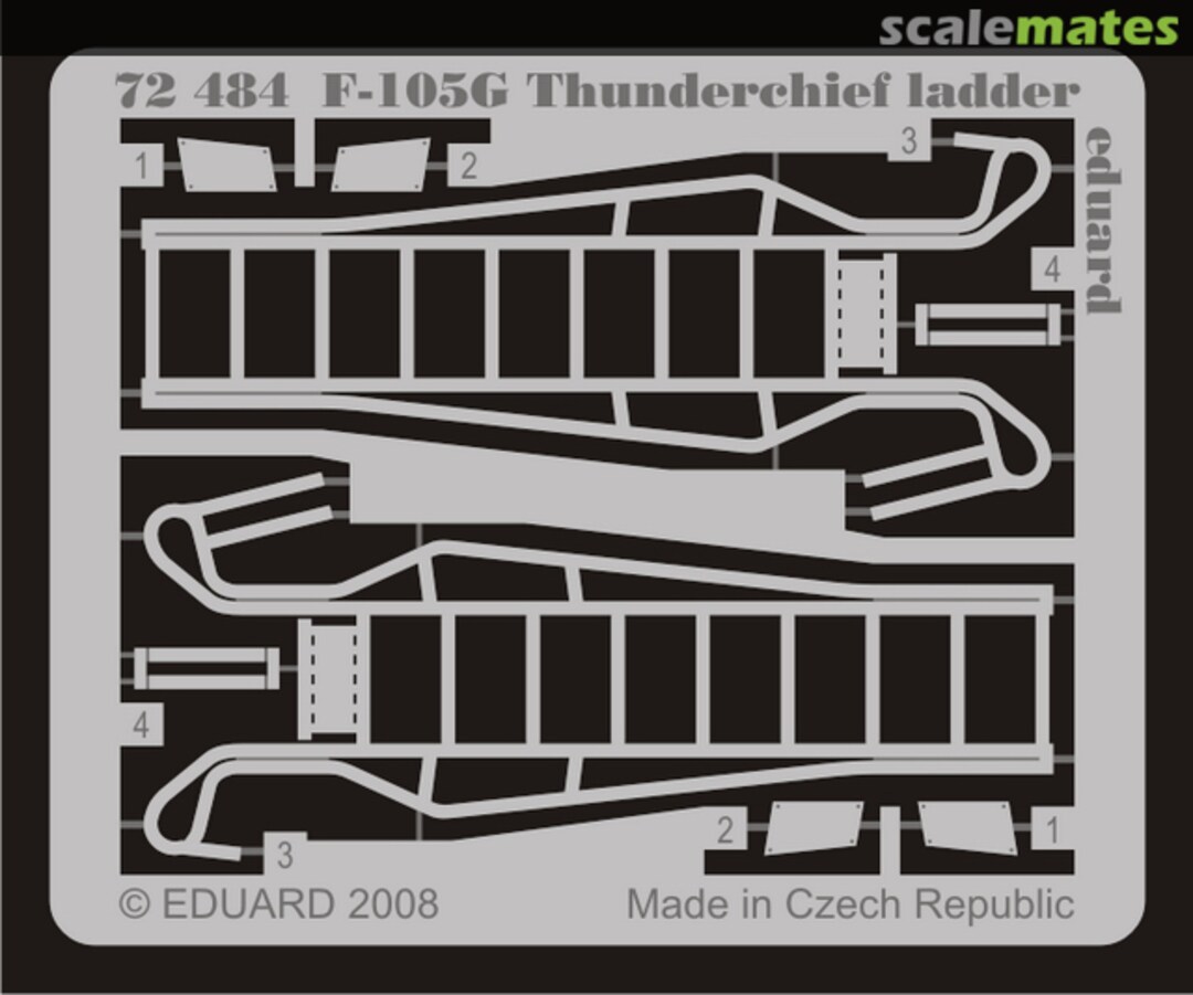 Boxart F-105G ladder 72484 Eduard