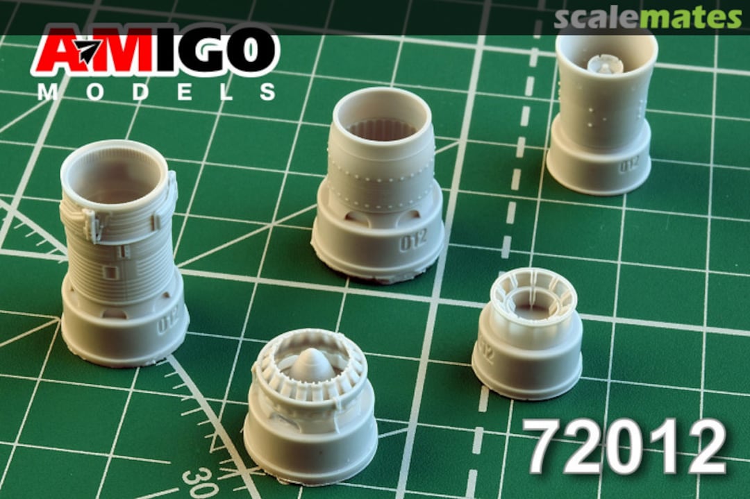 Contents R11F-300 engine exhaust nozzle of MiG-21F, MiG-21F-13 aircraft 72012 Amigo Models