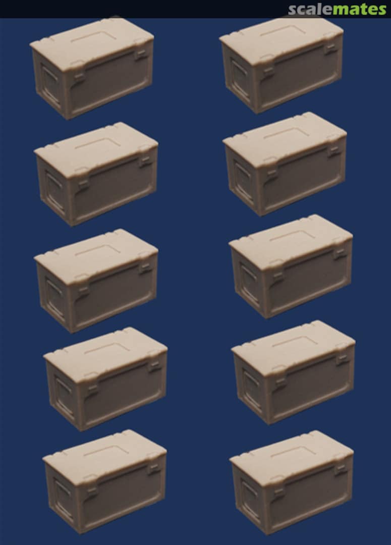 Boxart British ammo boxes for 0,303 ammo (10) FS35232 Firestorm Models