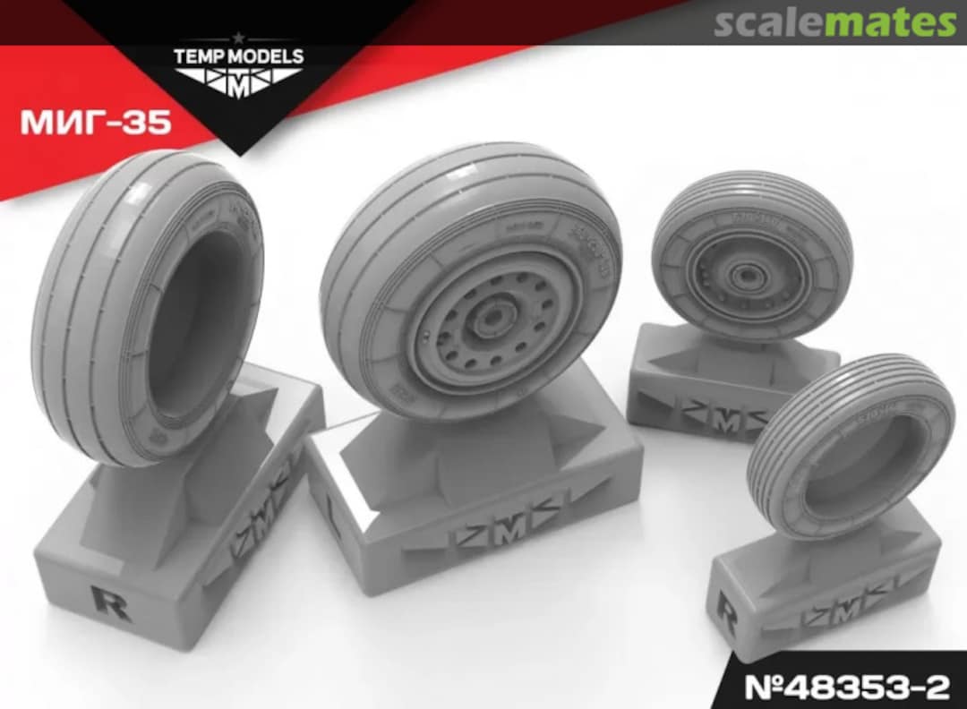 Contents MiG-35 Chassis wheels 3D 48353-2 Tempmodels