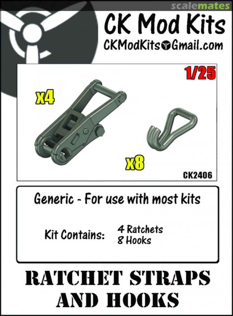 Boxart Ratchet Straps and Hooks CK2406 CK Mod Kits