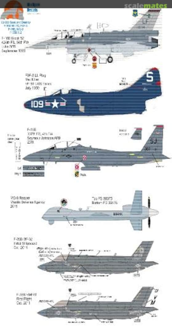 Boxart Seek & Destroy 72-053 Wolfpak Decals