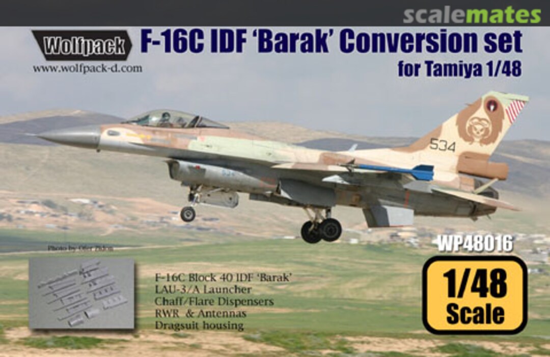 Boxart F-16C IDF 'Barak' Conversion Set WP48016 Wolfpack