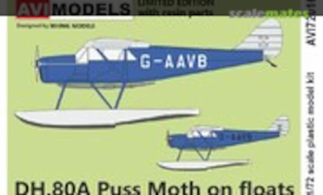 1:72 Puss Moth on the Floats (AVI Models AVI72016)