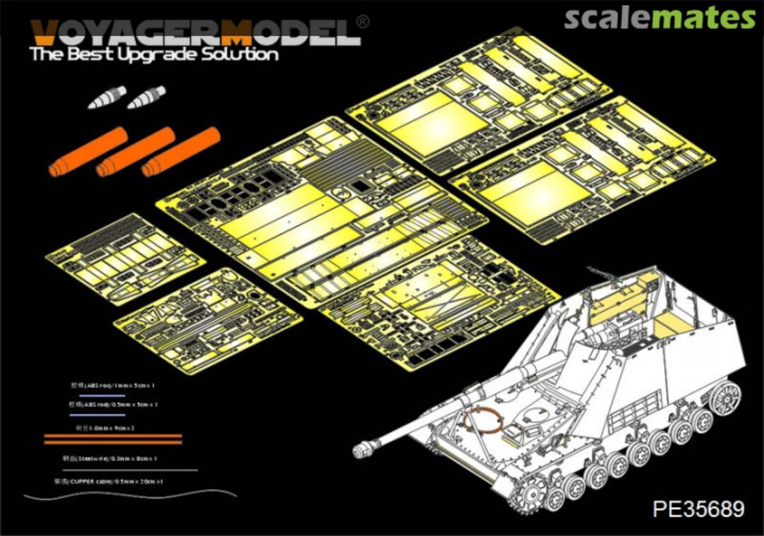 Contents Sd.Kfz.164 Nashorn Basic Set PE35689 Voyager Model