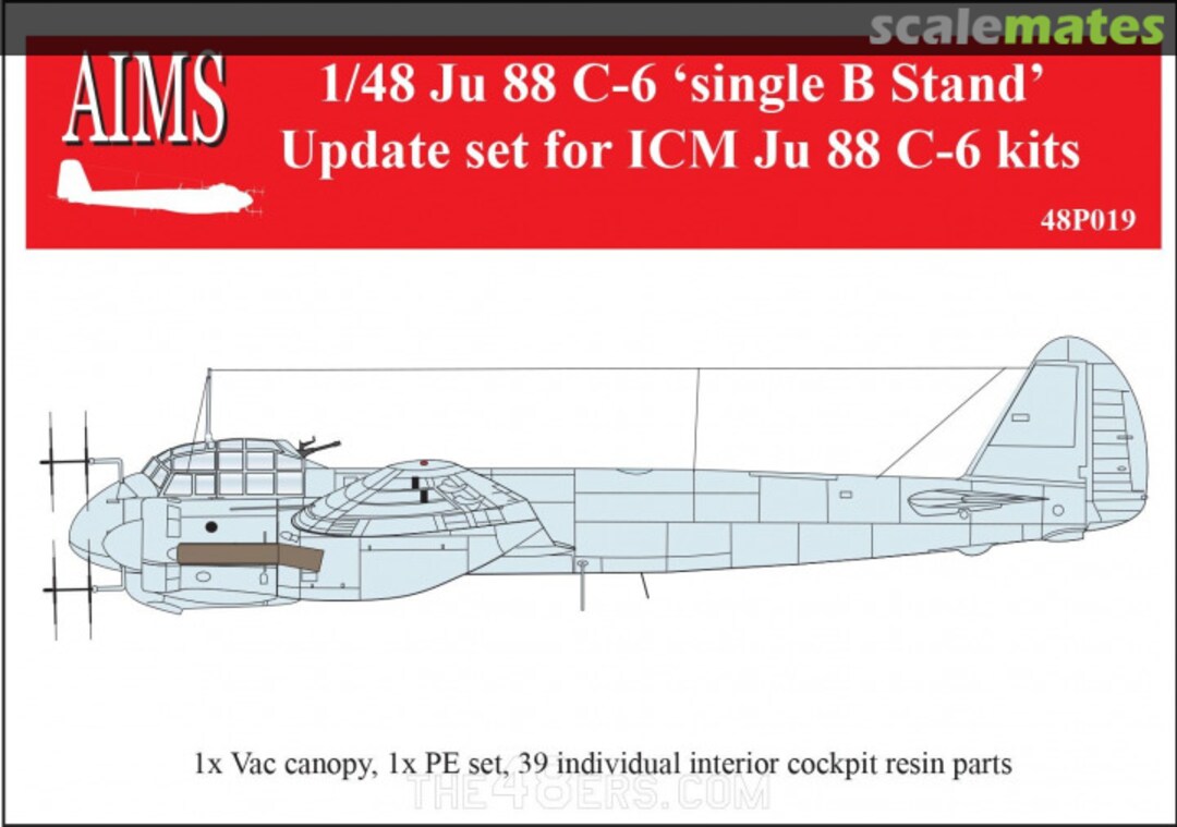 Boxart Ju 88C-6 "single B Stand" 48P019 AIMS