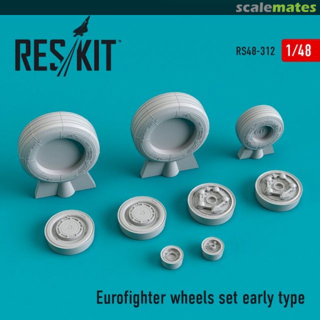 Boxart Eurofighter - wheels set early RS48-0312 ResKit