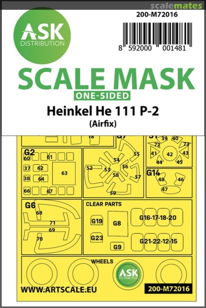 Boxart Heinkel He 111P-2 200-M72016 ASK