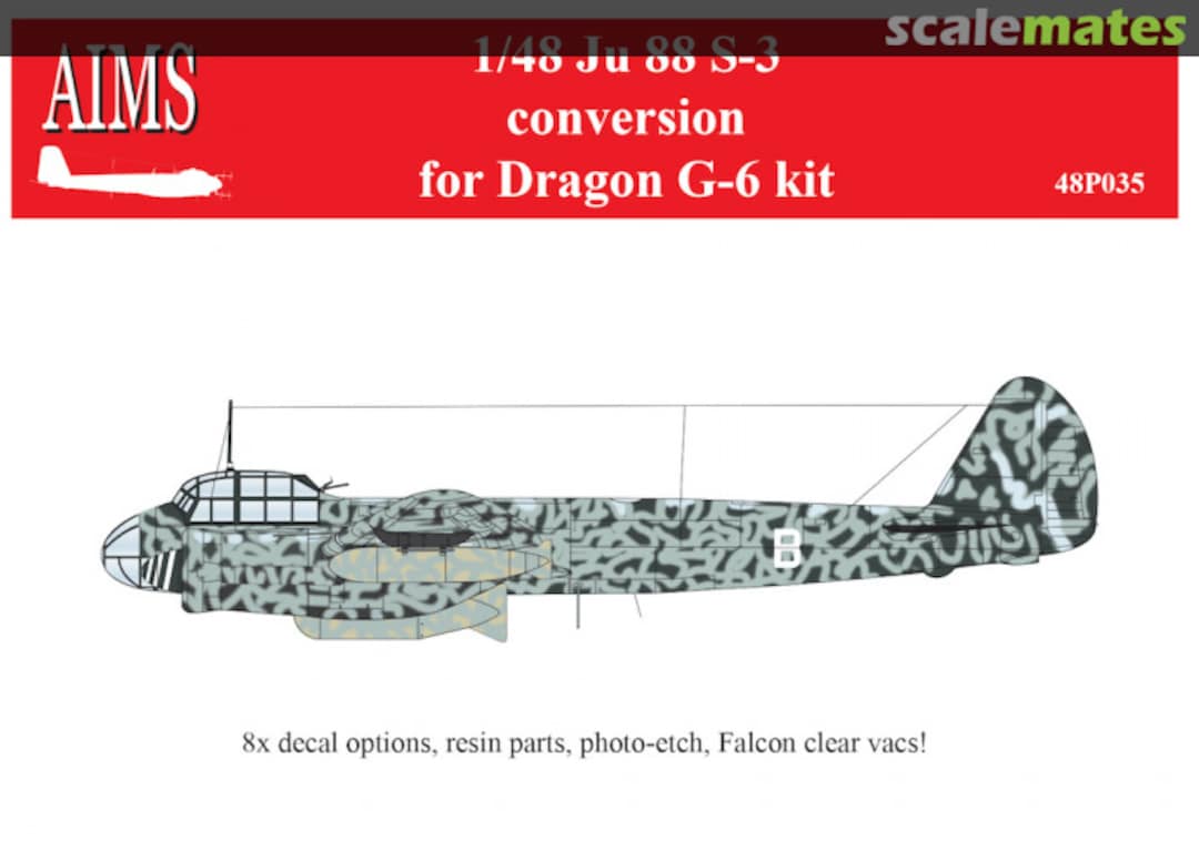 Boxart Junkers Ju 88 S-3 conversion 48P035 AIMS