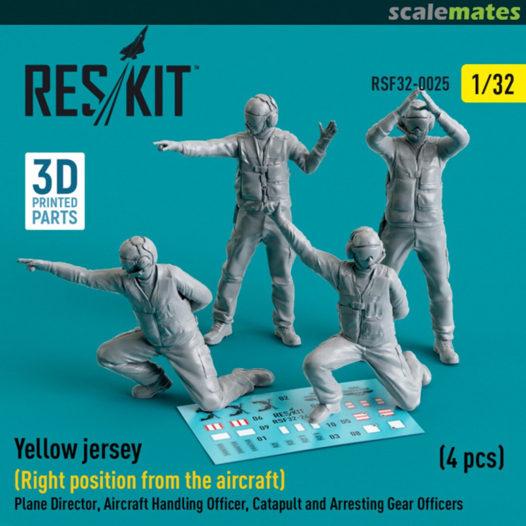 Boxart Yellow jersey (Right position from the aircraft) RSF32-0025 ResKit