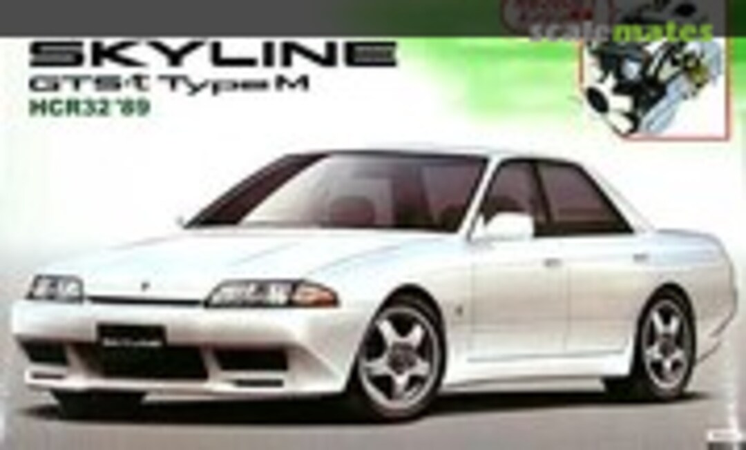 1:24 HCR32 Skyline GTS-t Type M '89 with Engine (Aoshima 043387)