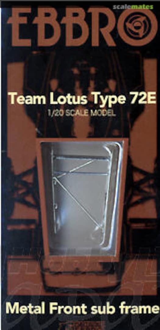 Boxart Team Lotus Type 72E 1973 Front Metal Sub Frame 62001 Ebbro