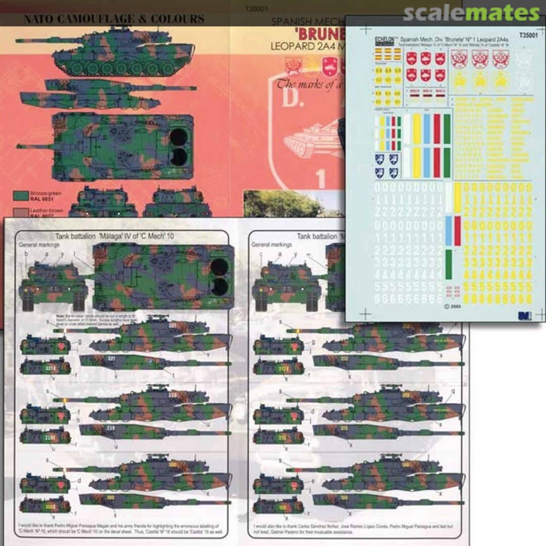 Boxart Spanish Mech. Div. "Brunete" T35001 Echelon Fine Details