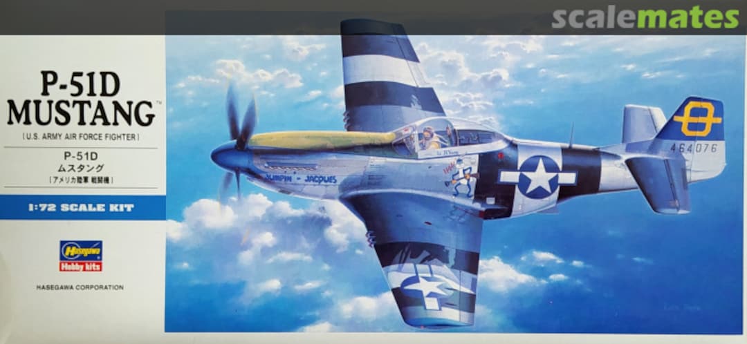 Boxart P-51D Mustang 01455 Hasegawa