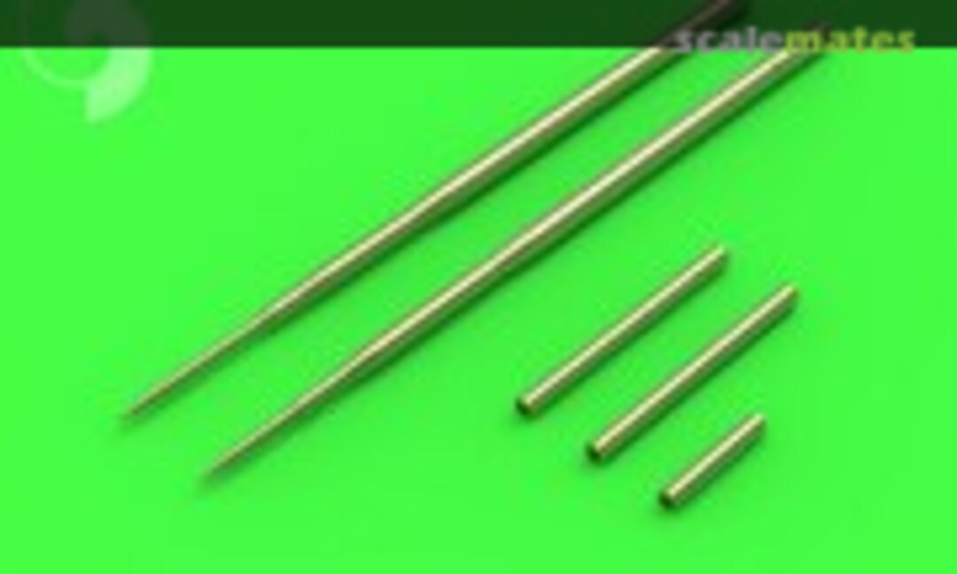 1:48 MiG-17PF (Fresco D) - 23mm gun barrels set &amp; Pitot Tubes (Master AM-48-091)