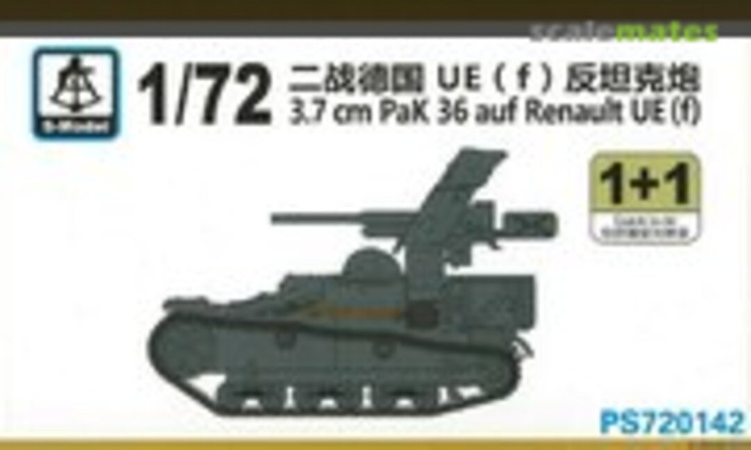 1:72 Sfl. 3,7cm Pak 35/36 auf Renault UE 630(f) (S-Model (China) PS720142)