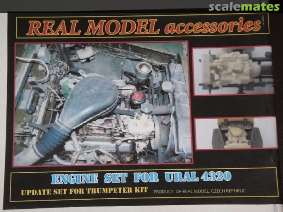 Boxart Ural 4320 Soviet truck engine RM35081 Real Model