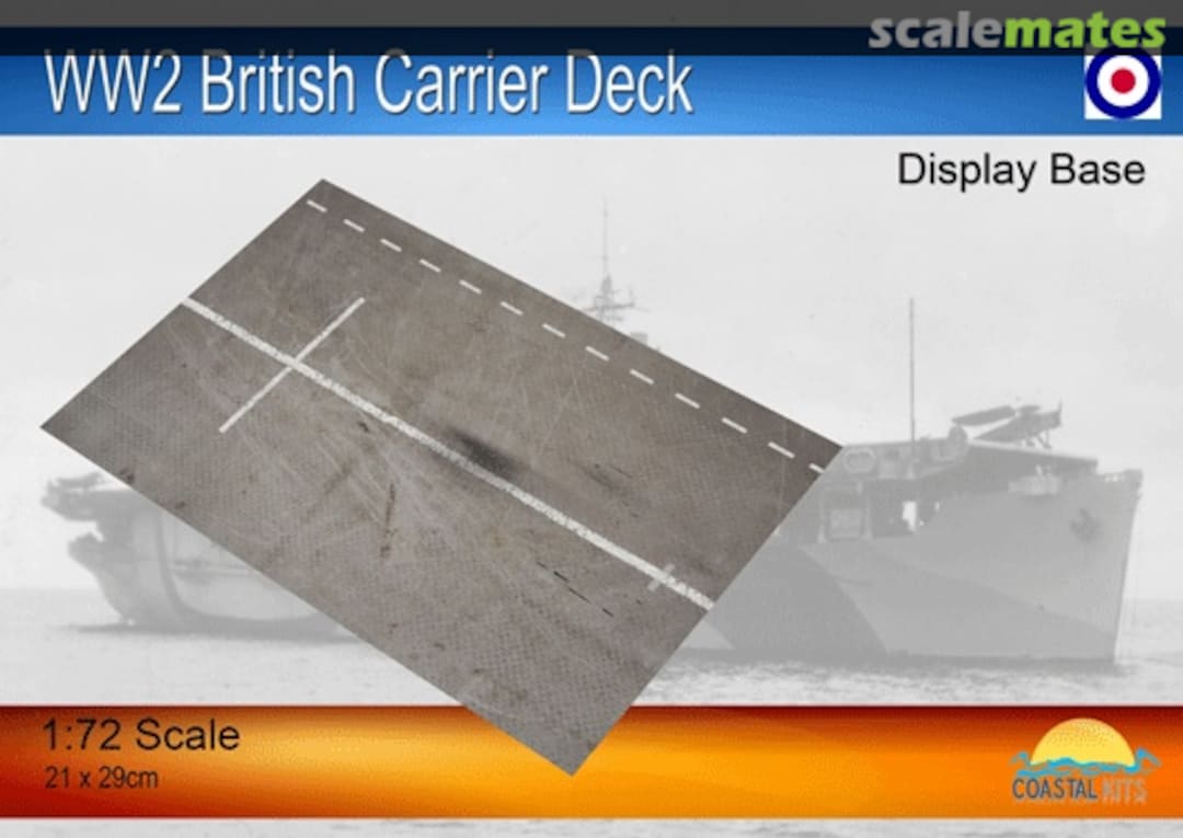 Boxart WW2 British Carrier Deck CKS118-72 Coastal Kits