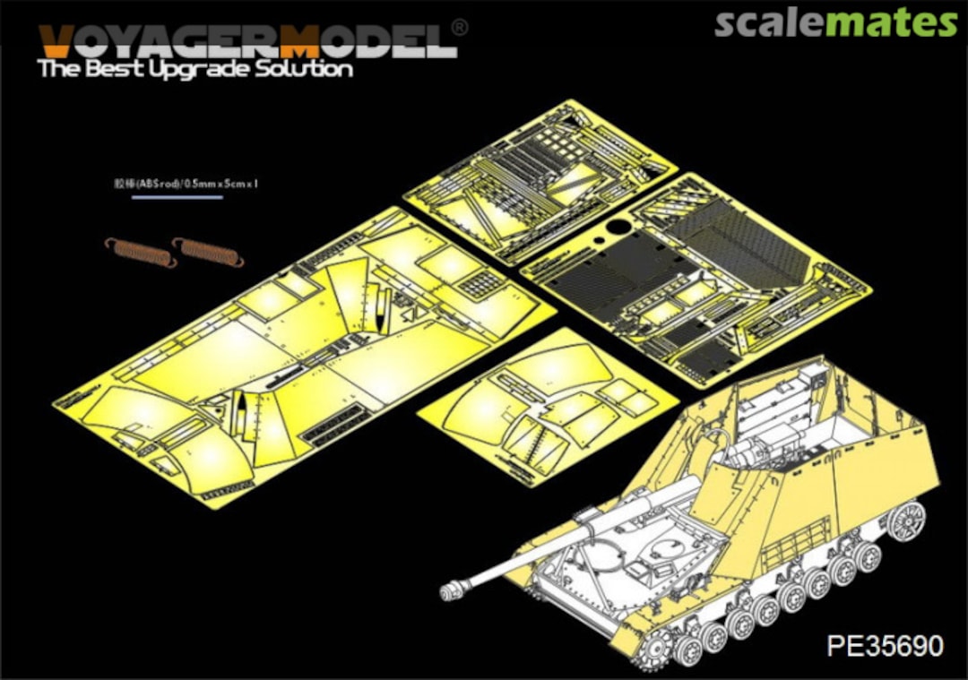 Contents Sd.Kfz.164 Nashorn Armour Plate/Fenders PE35690 Voyager Model