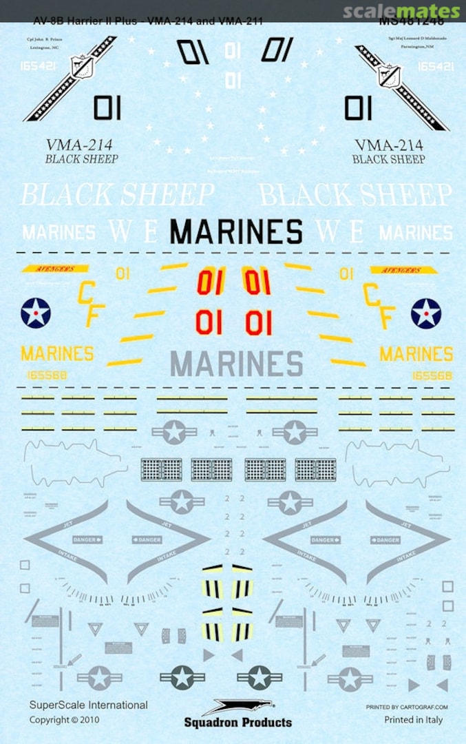 Boxart AV-8B Harrier Plus MS481248 SuperScale International