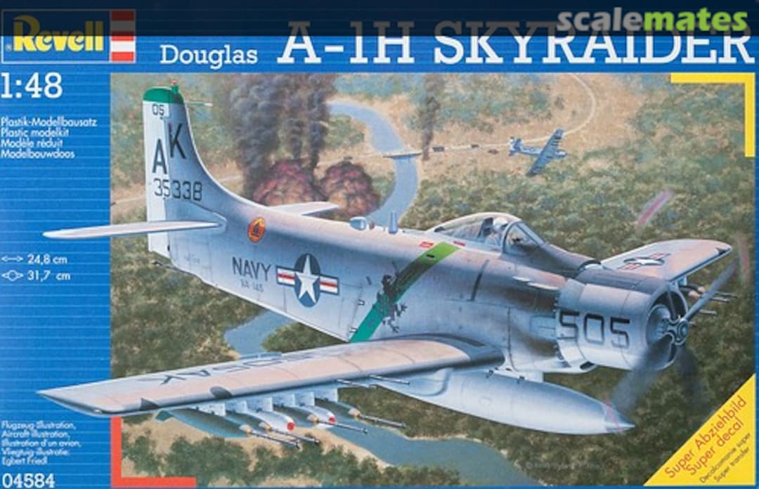 Boxart Douglas A-1H Skyraider 04584 Revell