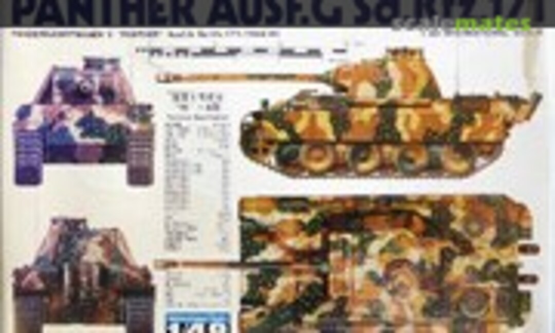 1:48 Panther Ausf. G Sdkfz 171 (Fuman 35428)