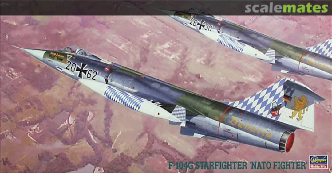 Boxart F-104G Starfighter 'NATO Fighter' 07220 Hasegawa